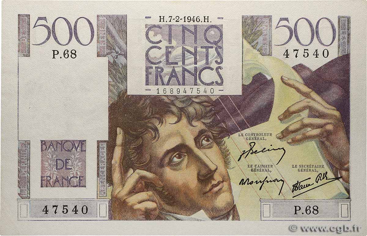500 Francs CHATEAUBRIAND FRANCE 1946 F.34.04 XF