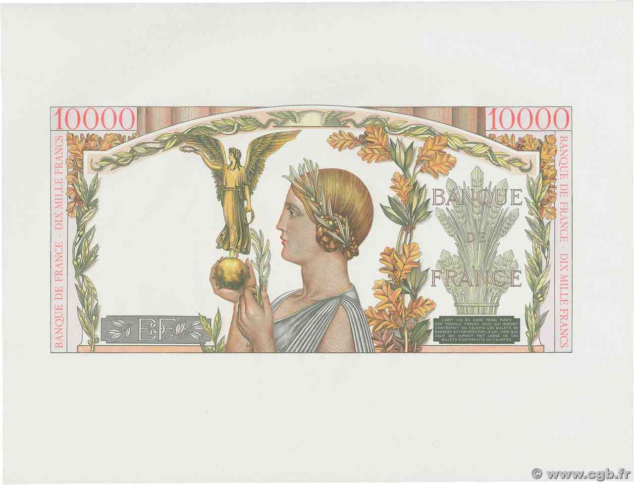 10000 Francs VICTOIRE Épreuve FRANKREICH 1939 NE.1939 ST