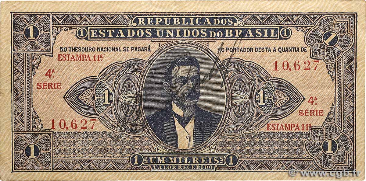 1 Mil Reis BRAZIL 1920 P.007 VF