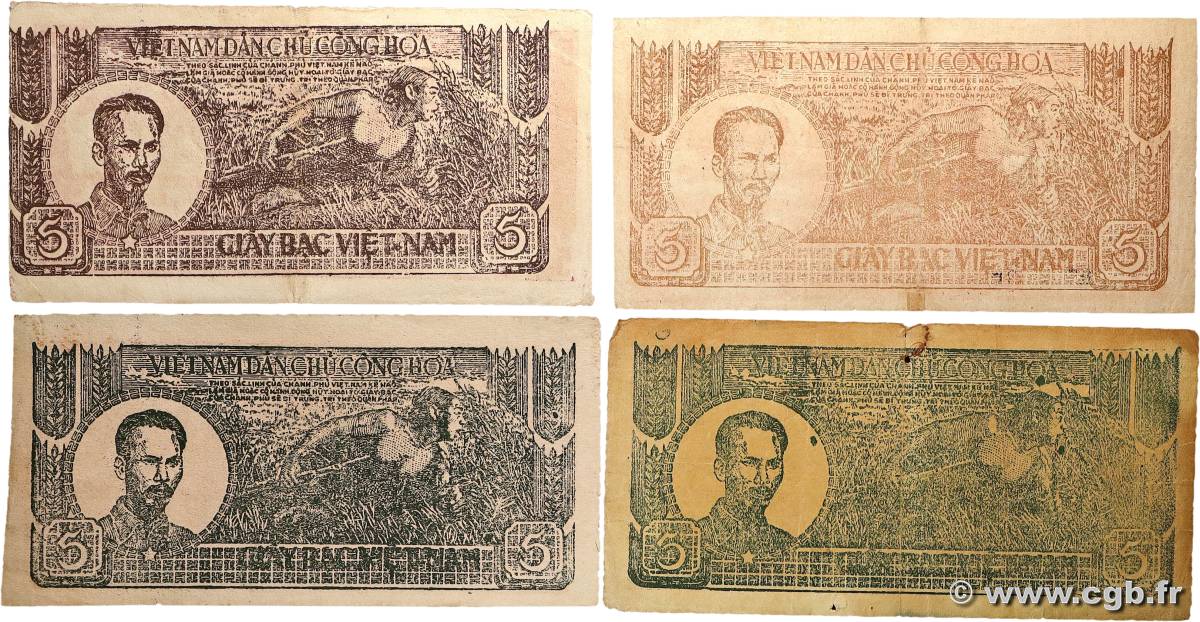 5 Dong Lot VIET NAM 1948 P.017a TB