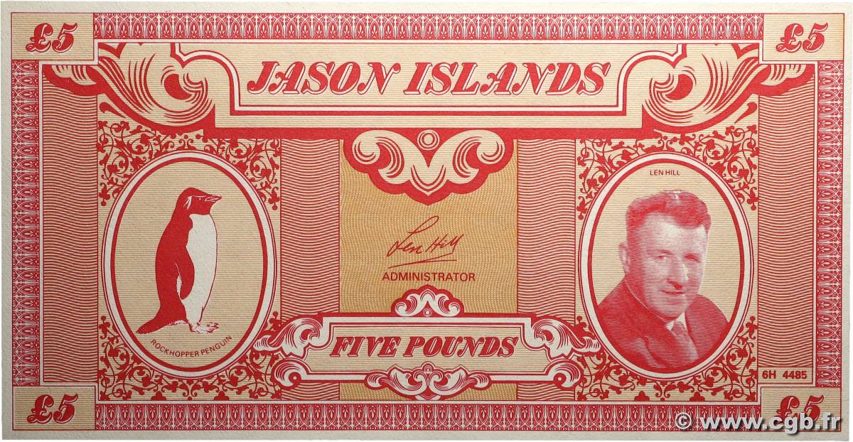 5 Pounds JASON S ISLANDS 1978 UNC