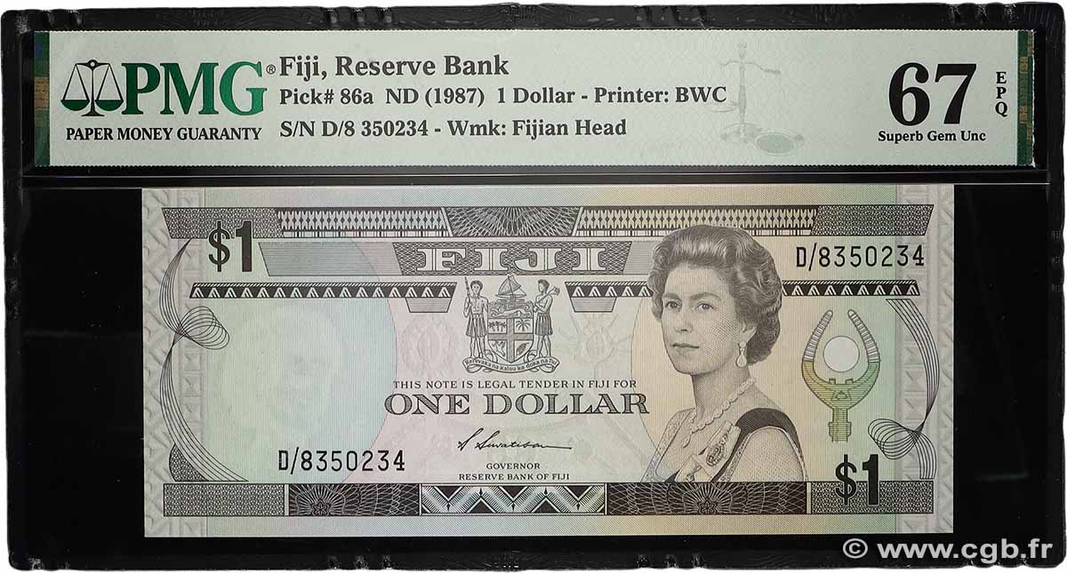 1 Dollar FIDJI 1987 P.086a NEUF