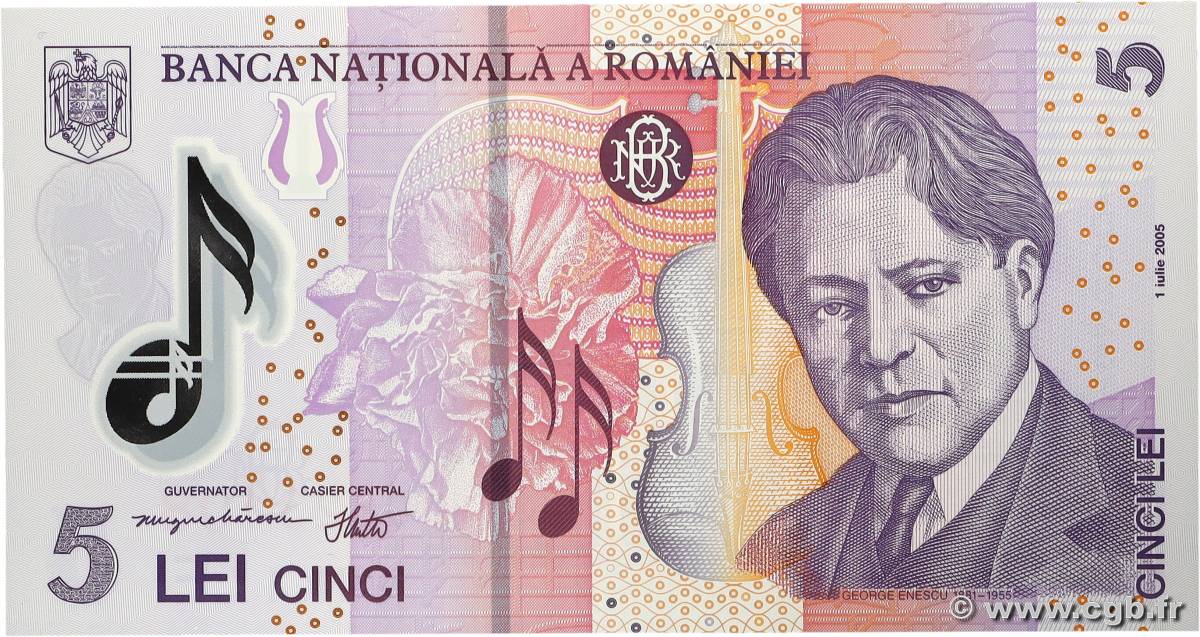 10 Lei ROMANIA 2005 P.118a UNC