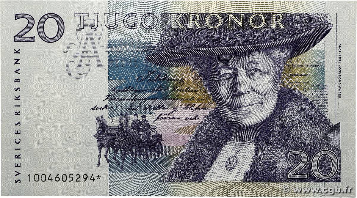 20 Kronor Remplacement SUÈDE 1991 P.61ar fST+