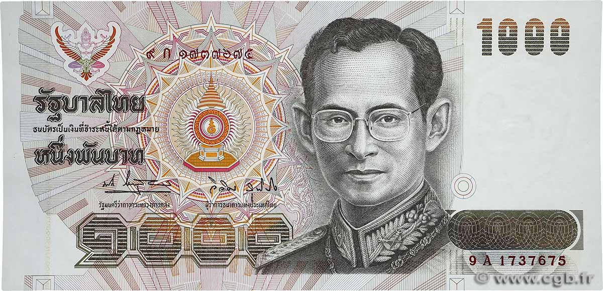 1000 Baht THAILAND 1992 P.092 UNC-