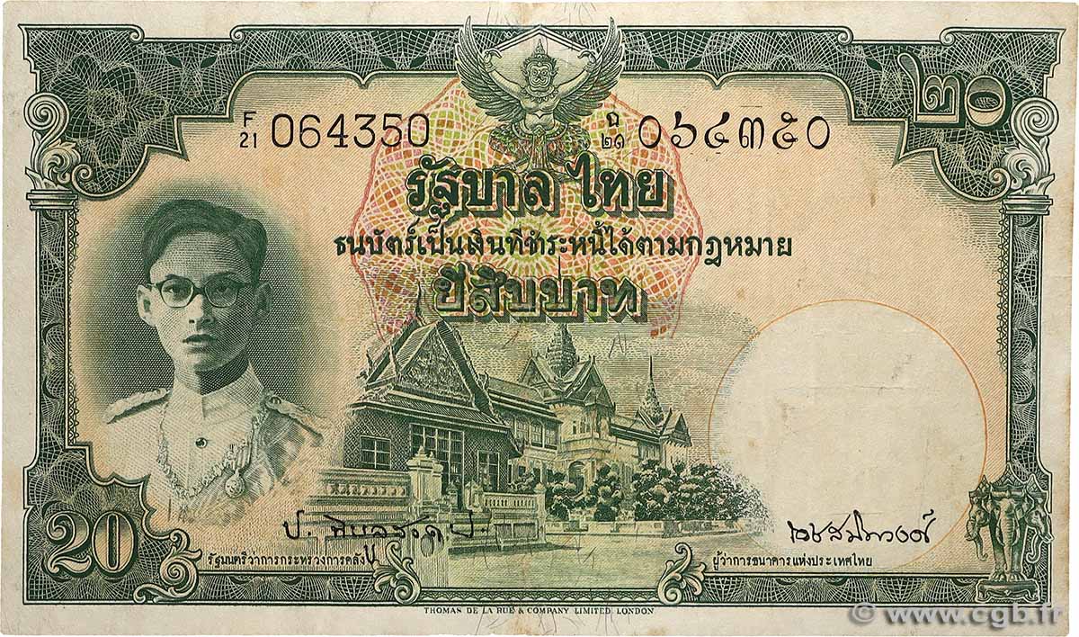20 Baht THAÏLANDE 1948 P.072b TTB