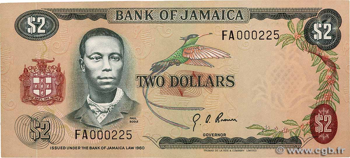 2 Dollars Commémoratif JAMAICA 1973 P.58 AU