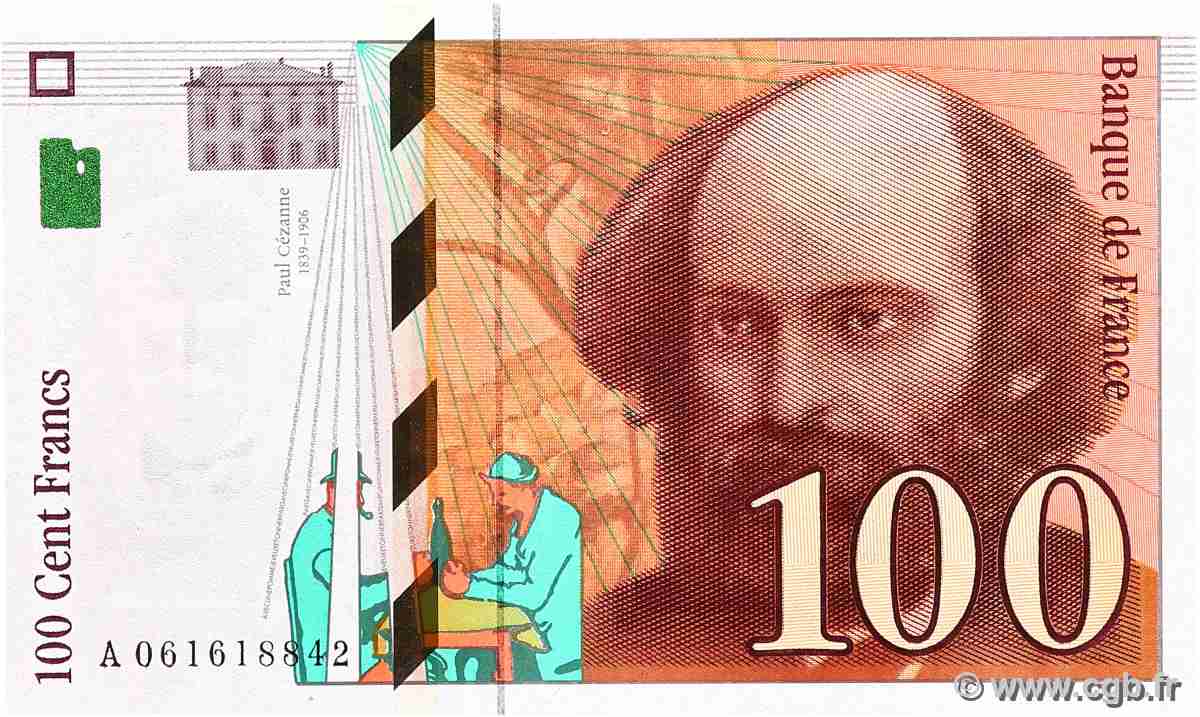 100 Francs CÉZANNE FRANKREICH 1998 F.74.02 ST