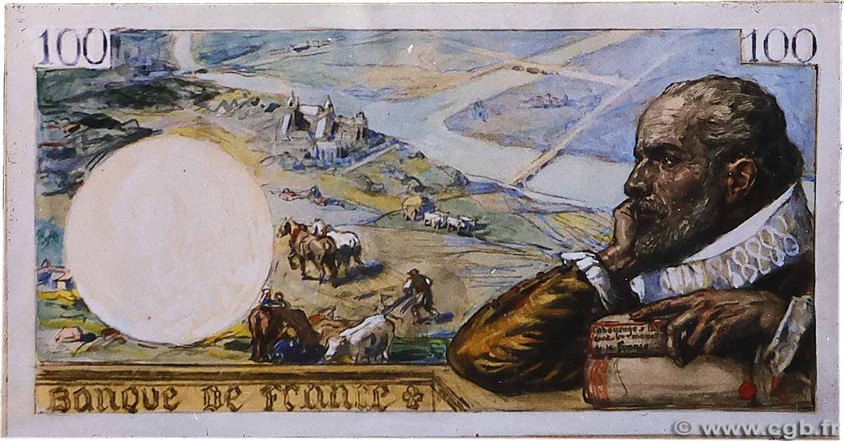100 Francs SULLY Photo FRANCIA 1935 F.26p AU