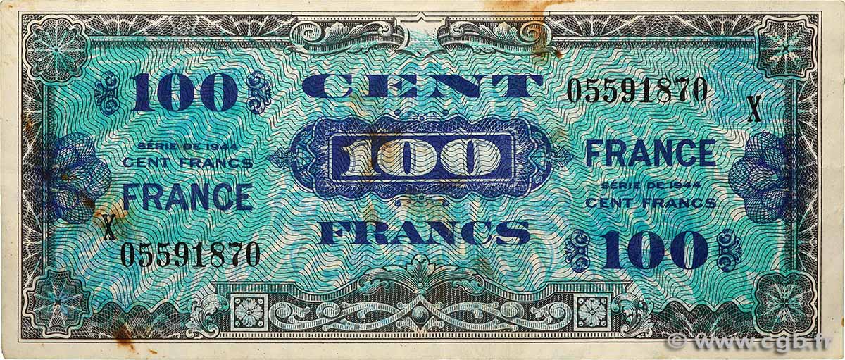 100 Francs FRANCE FRANKREICH 1945 VF.25.11 fSS