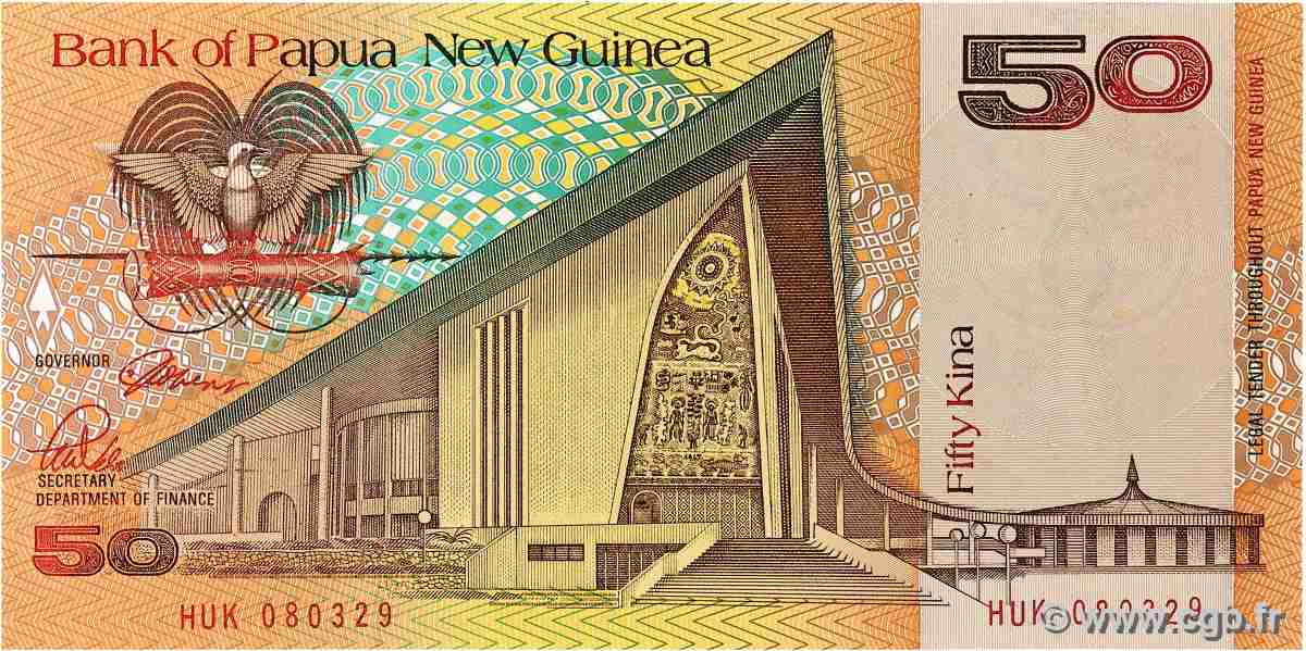 50 Kina PAPúA-NUEVA GUINEA 1989 P.11a FDC