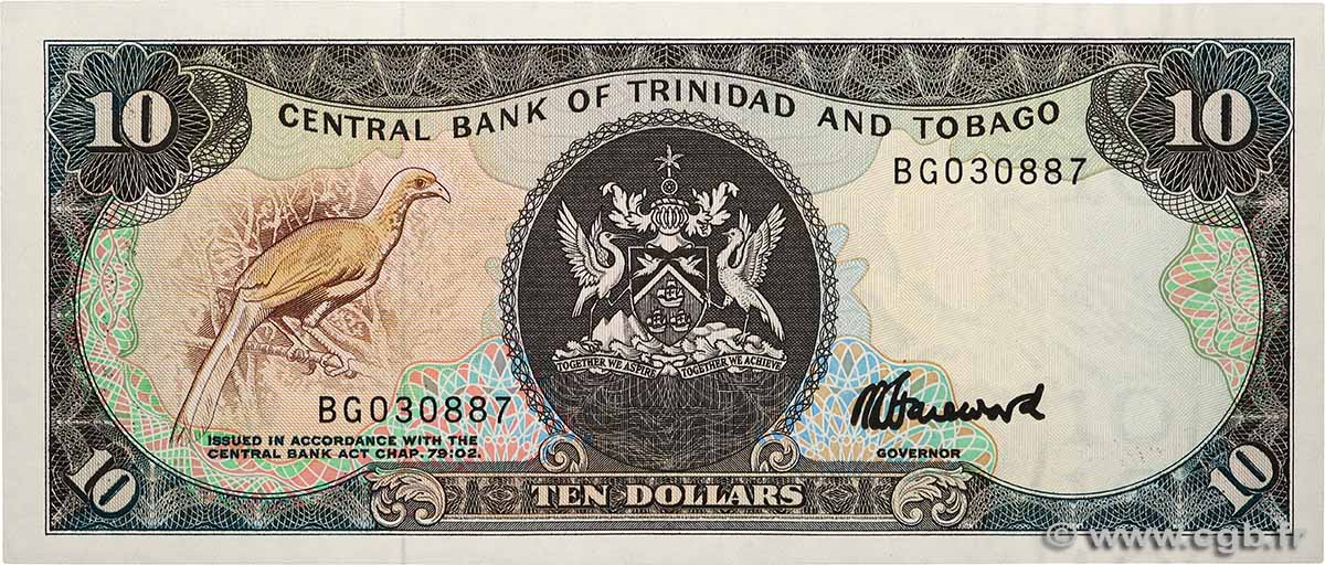 10 Dollars TRINIDAD and TOBAGO 1985 P.38c UNC-