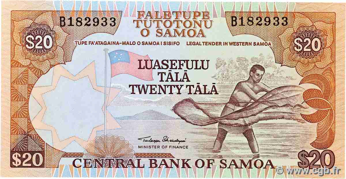 20 Tala SAMOA 1985 P.28 fST+