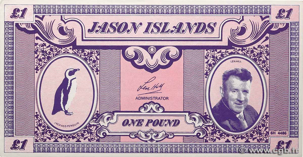 1 Pound JASON ISLANDS 1978 AU
