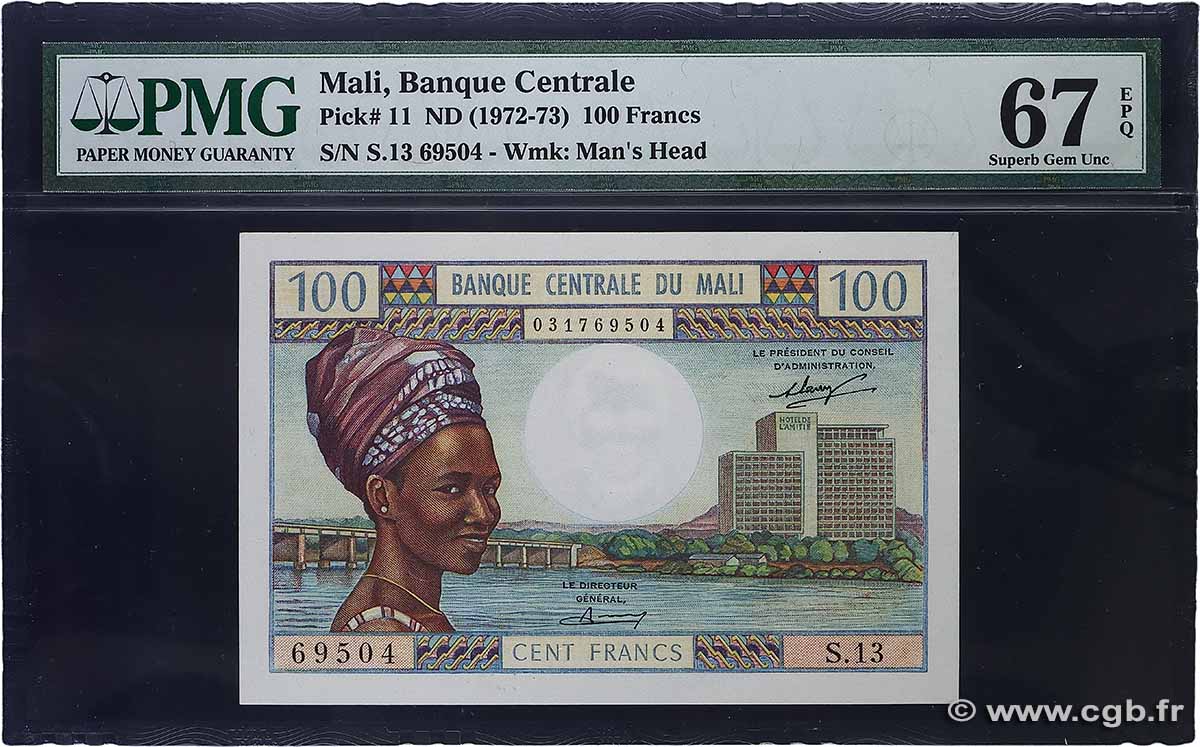 100 Francs MALI 1972 P.11 UNC