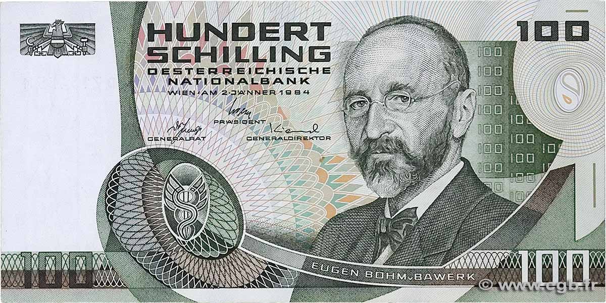 100 Schilling AUTRICHE 1984 P.150 SUP
