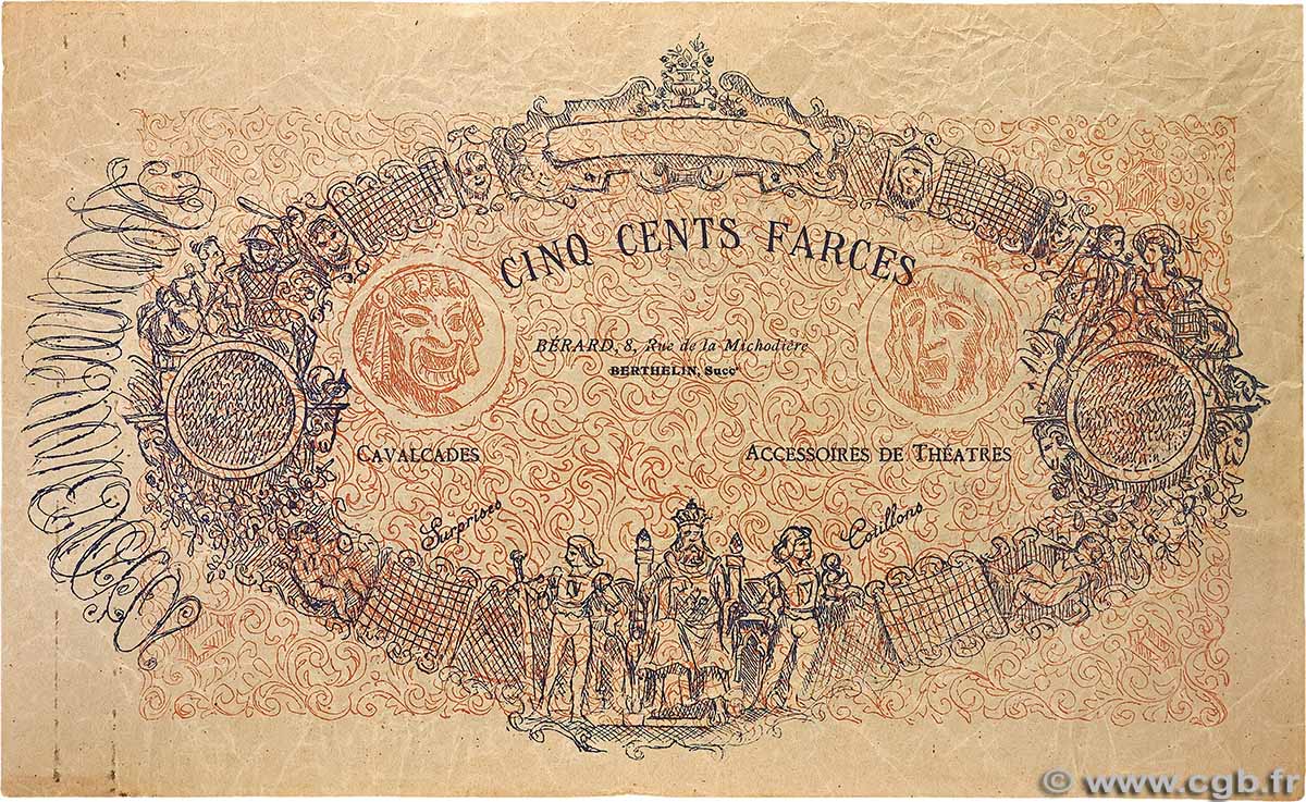 500 Farces FRANCE regionalismo e varie 1920 F.- q.BB