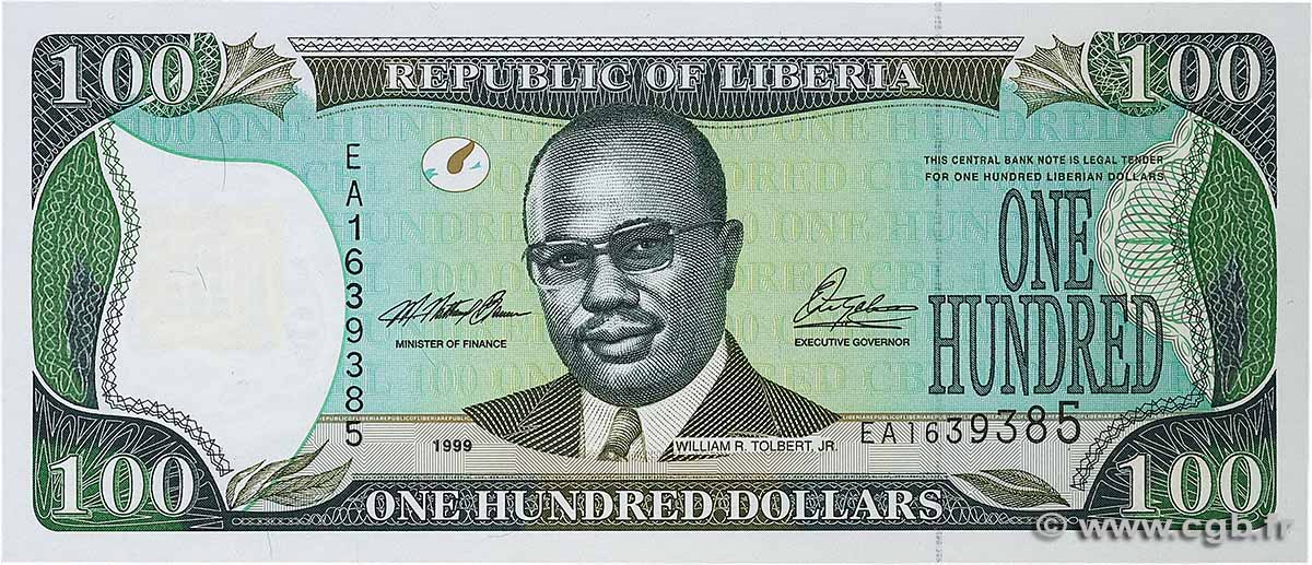 100 Dollars LIBERIA 1999 P.25 UNC