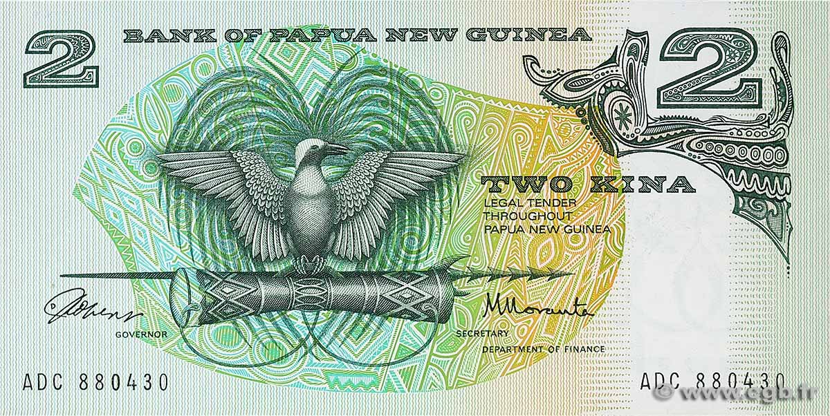 2 Kina PAPUA NUOVA GUINEA 1981 P.05a FDC