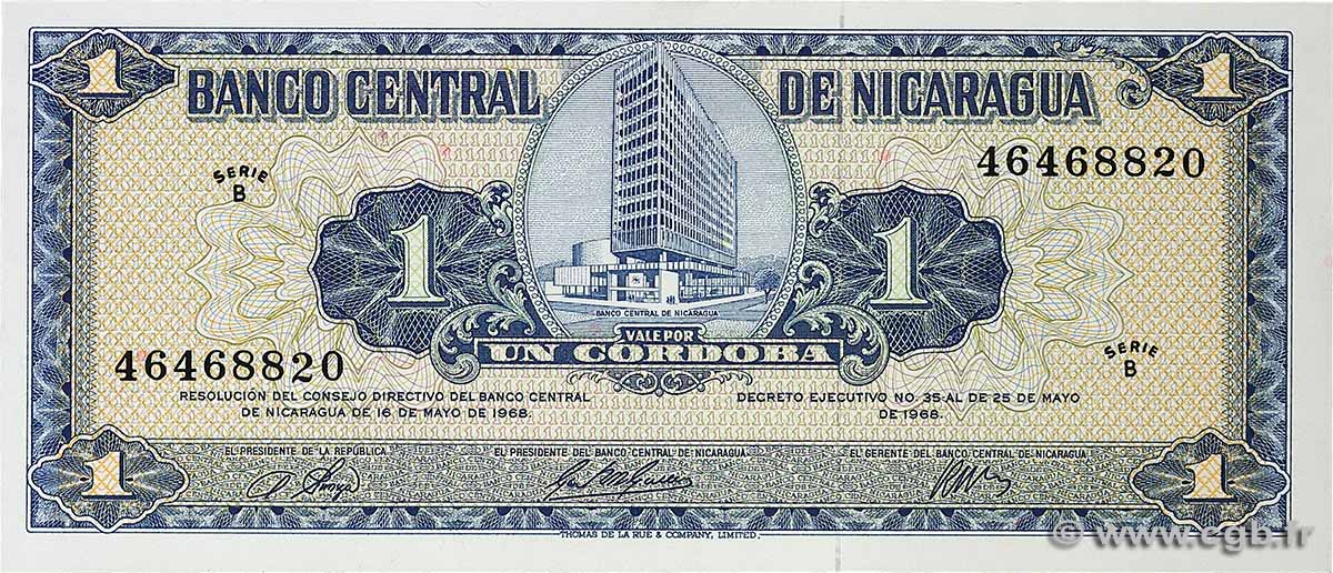 1 Cordoba NICARAGUA 1968 P.115a UNC-