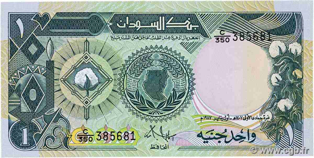 1 Pound SUDAN 1987 P.39 UNC