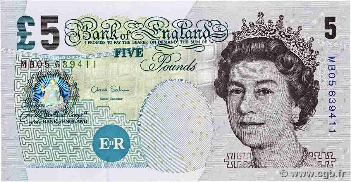 5 Pounds ENGLAND 2012 P.391d AU+
