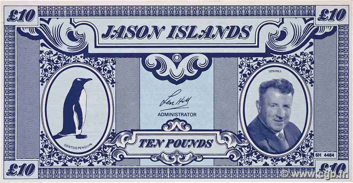 10 Pounds JASON S ISLANDS 1978 UNC