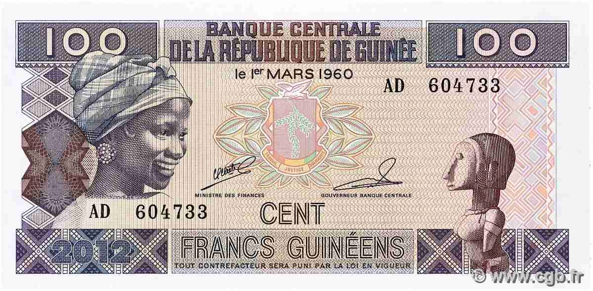 100 Francs Guinéens GUINEA 1985 P.30a UNC
