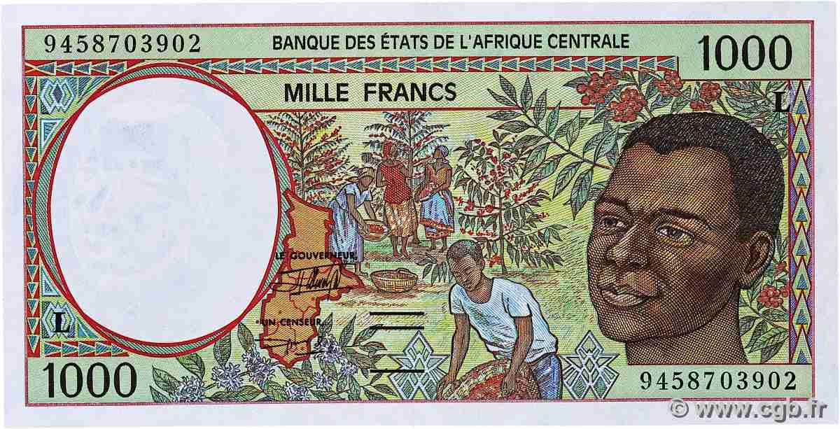 1000 Francs type 1993L GABON 1994 A.250Lb UNC