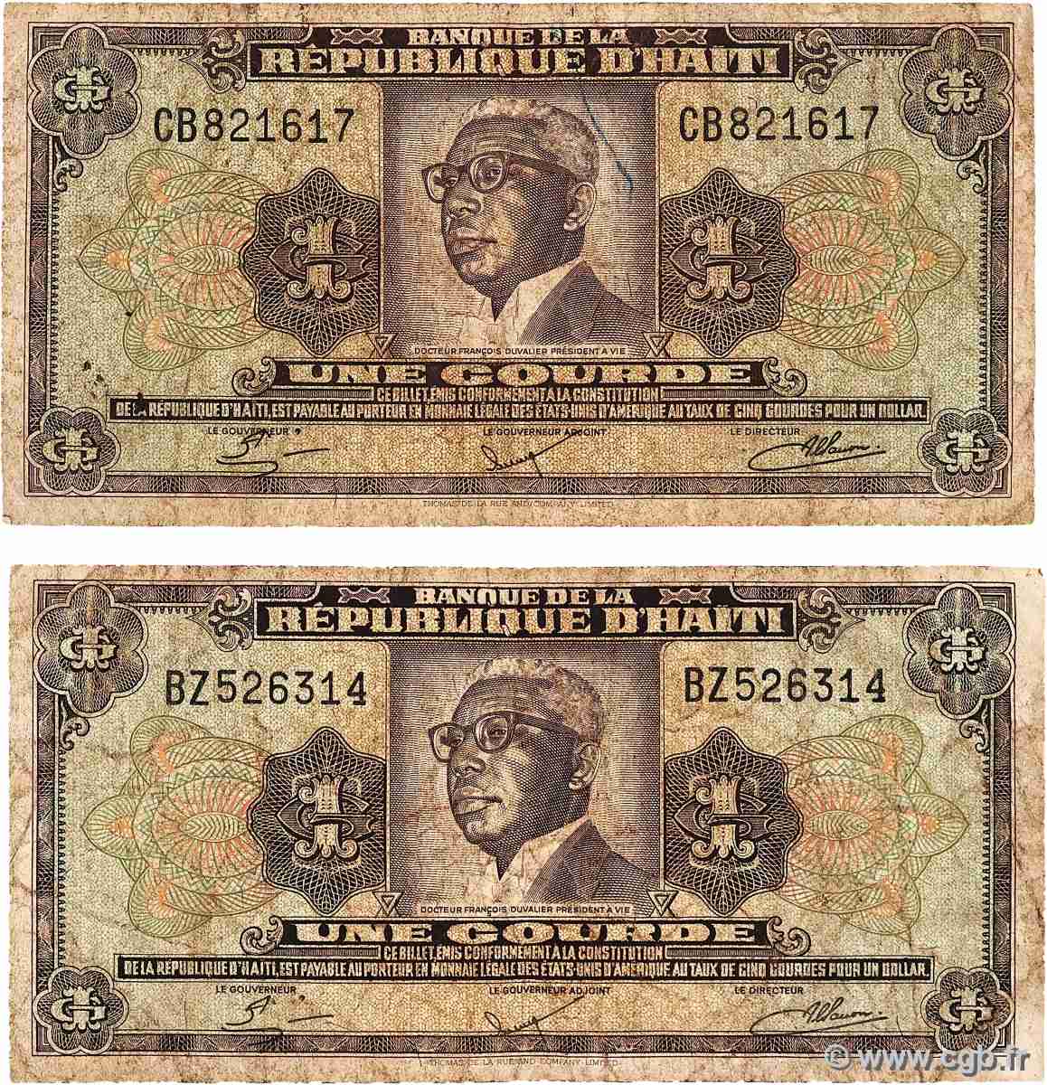 1 Gourde Lot HAÏTI 1979 P.239 G