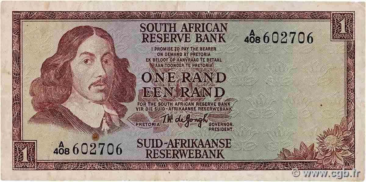 1 Rand SUDÁFRICA 1967 P.109b BC