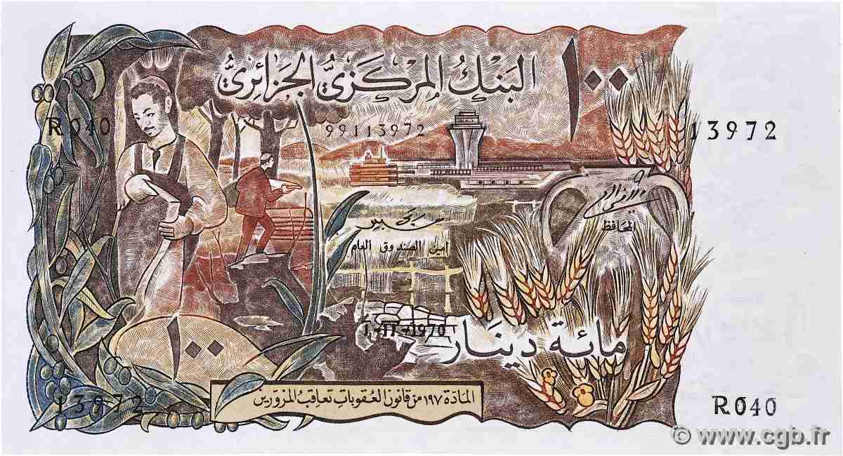 100 Dinars ALGÉRIE 1970 P.128a pr.NEUF