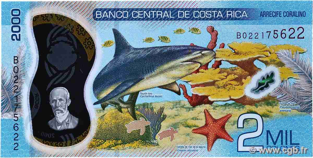 2000 Colones COSTA RICA 2018 P.281 FDC