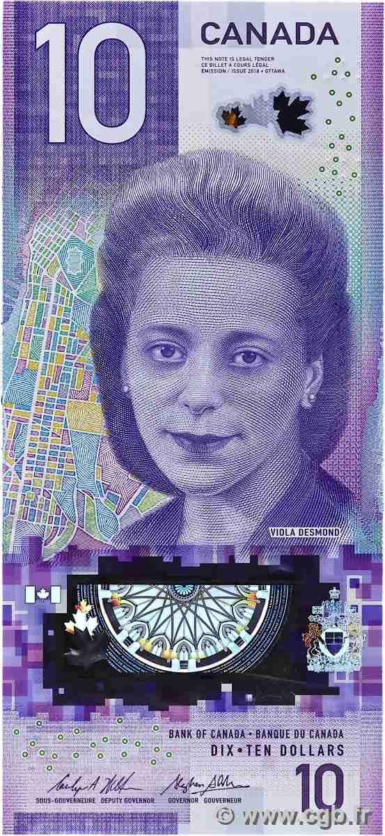 10 Dollars CANADA 2018 P.113 VF