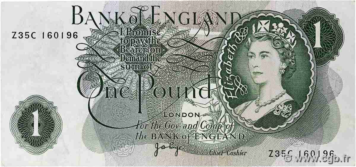 1 Pound ENGLAND 1963 P.374g SS