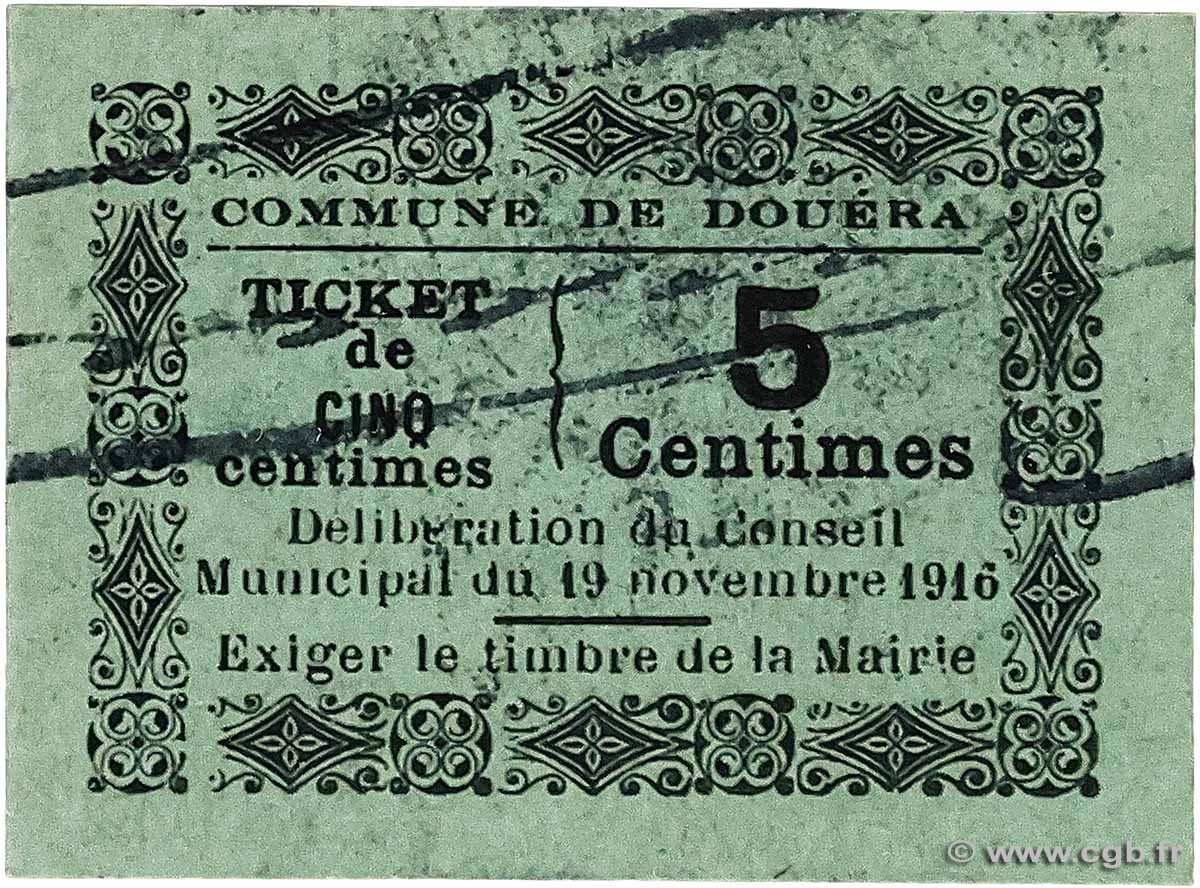 5 Centimes ALGÉRIE Douera 1916 JPCV.01 SPL