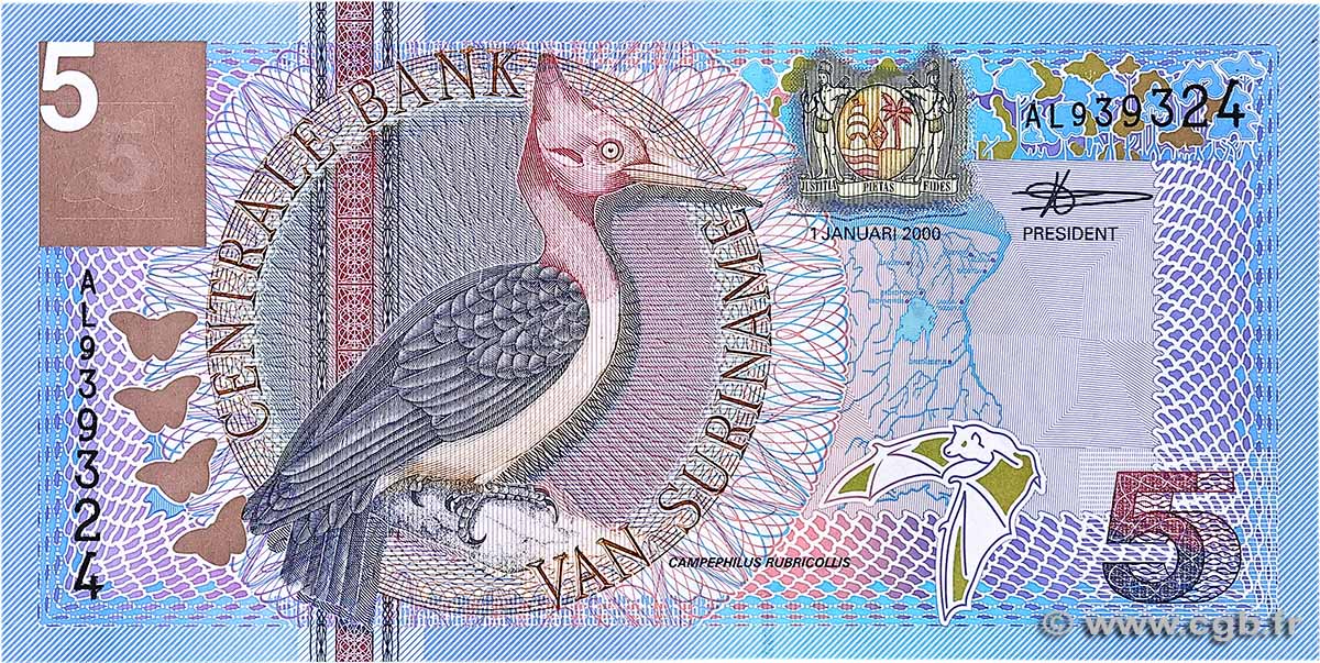 5 Gulden SURINAM 2000 P.146 UNC-