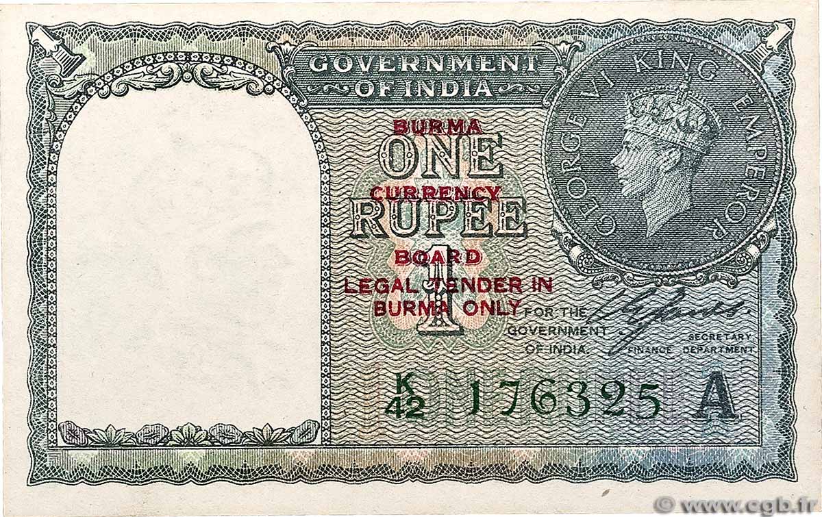 1 Rupee BURMA (VOIR MYANMAR) 1940 P.30 FDC