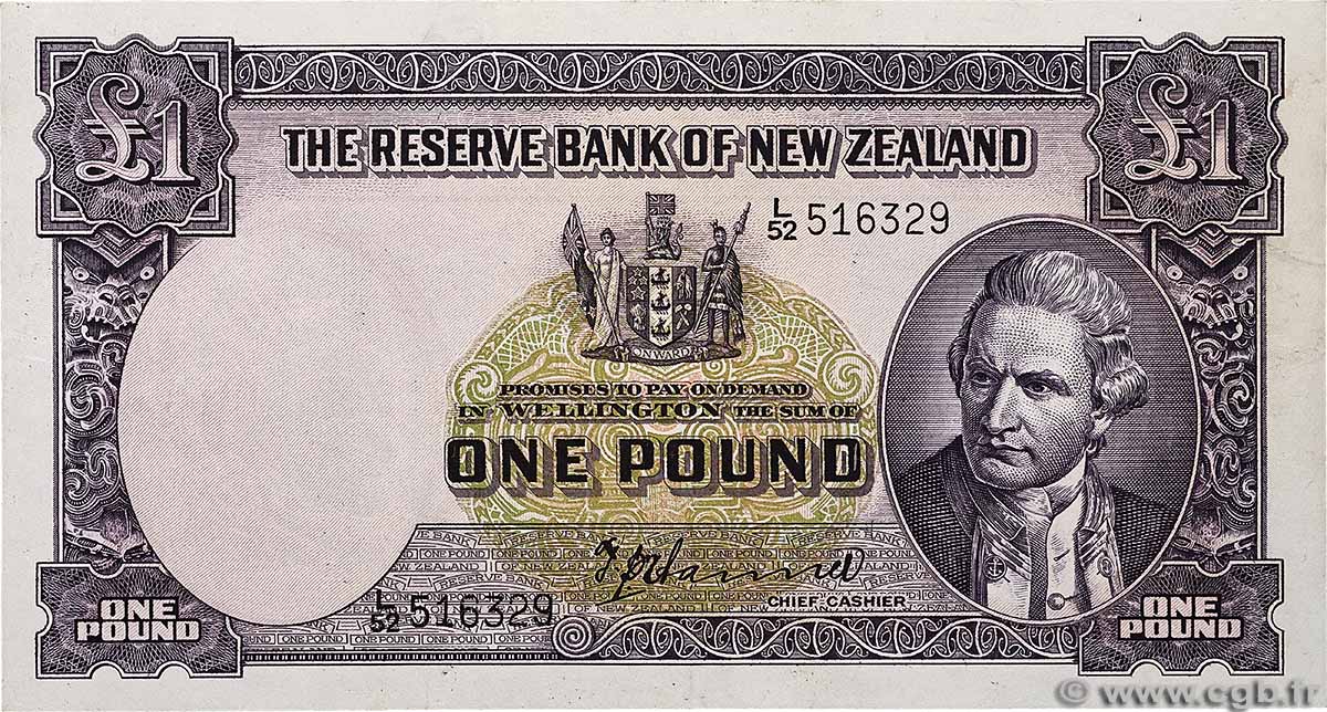 1 Pound NOUVELLE-ZÉLANDE 1940 P.159a SUP