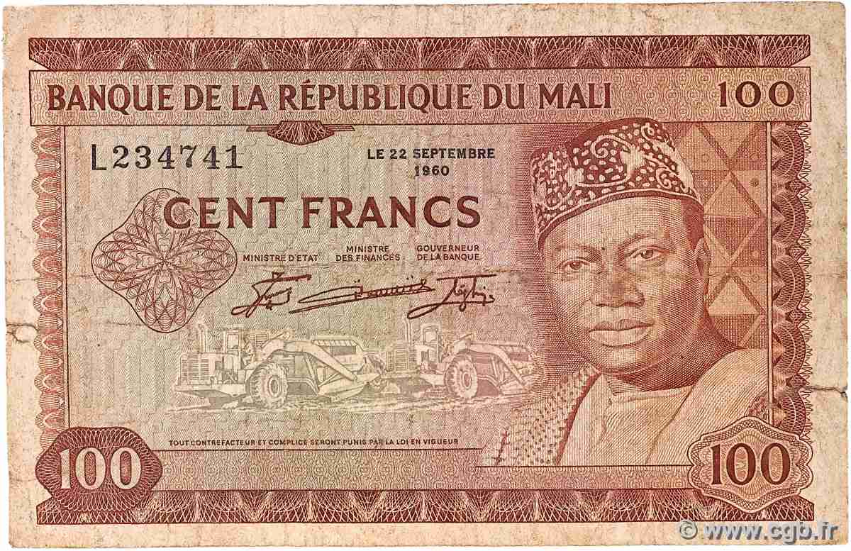 100 Francs MALI 1960 P.07a S
