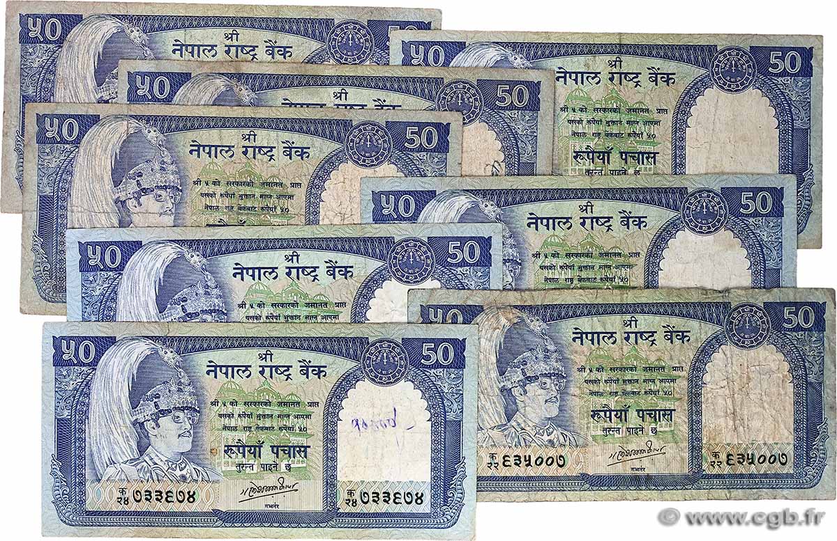 50 Rupees Lot NEPAL 1990 P.33b F