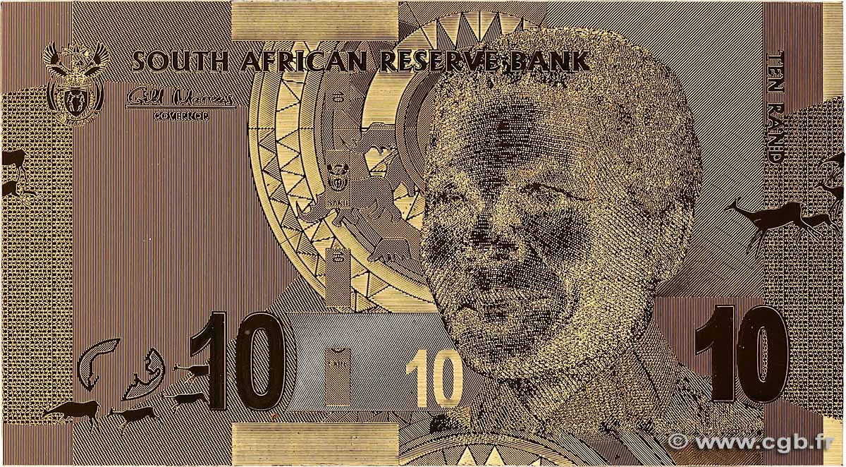10 Rand SOUTH AFRICA 2012 P.133 UNC