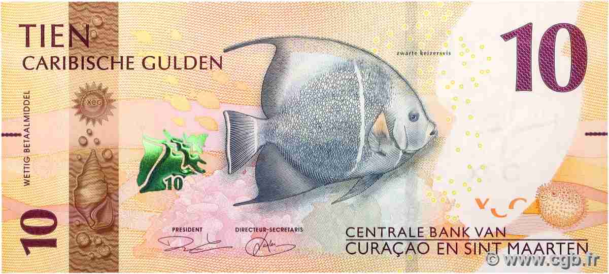 10 Gulden КЮРАСАО И СЕН-МАРТЕН 2025 P.01 UNC-