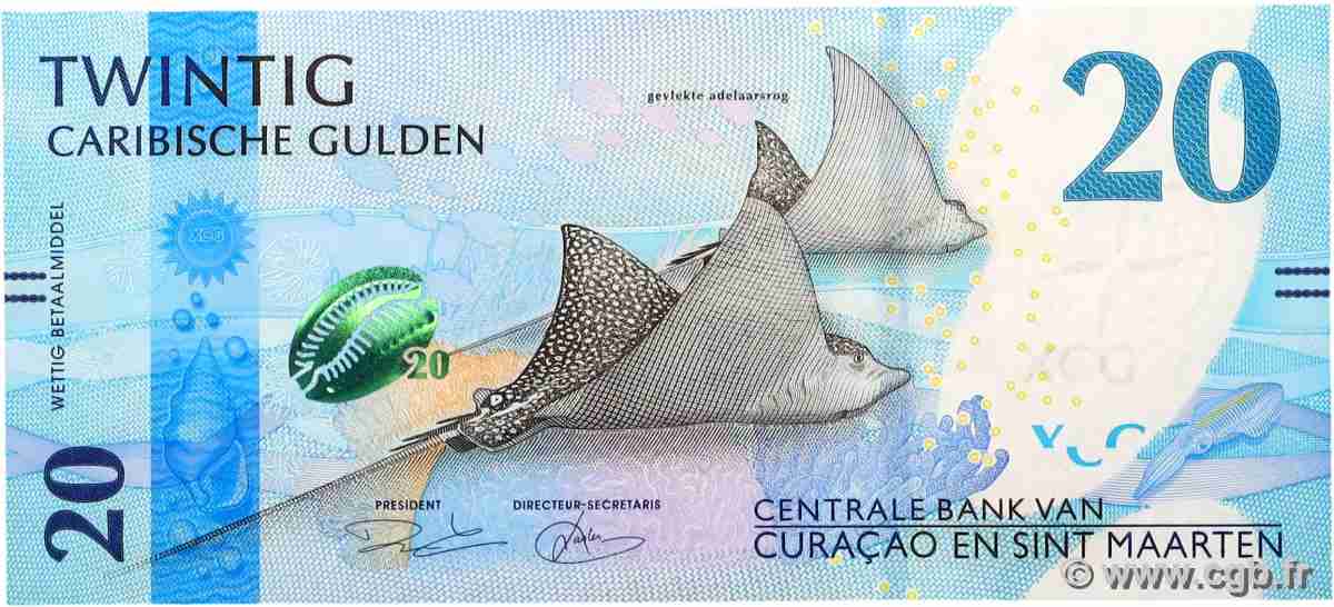 20 Gulden КЮРАСАО И СЕН-МАРТЕН 2025 P.02 UNC-