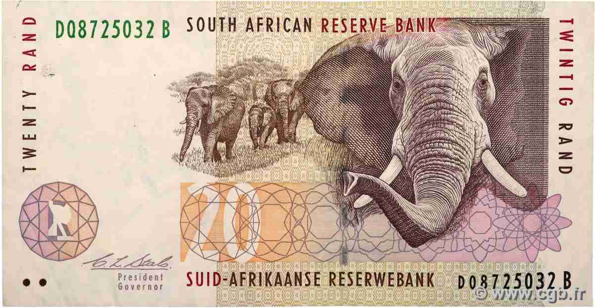 20 Rand SOUTH AFRICA 1993 P.124a VF+