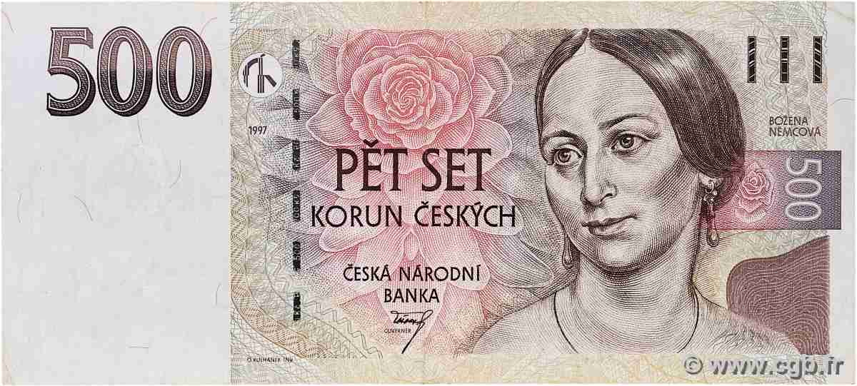 500 Korun CZECH REPUBLIC 1997 P.20 F+