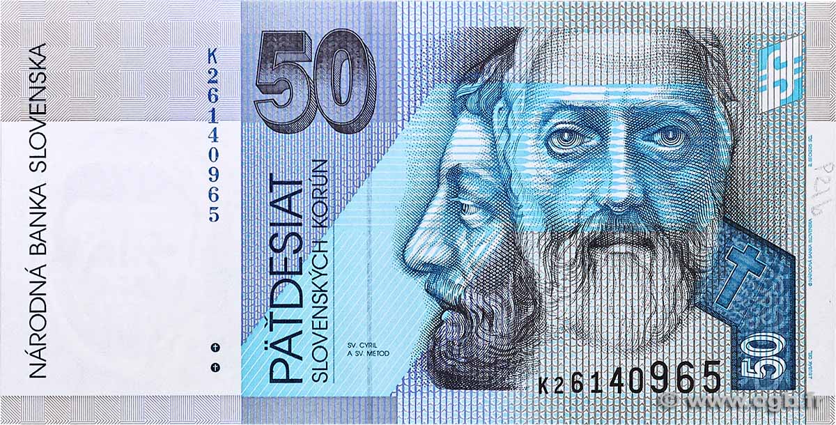50 Korun SLOVAKIA 2002 P.21d AU