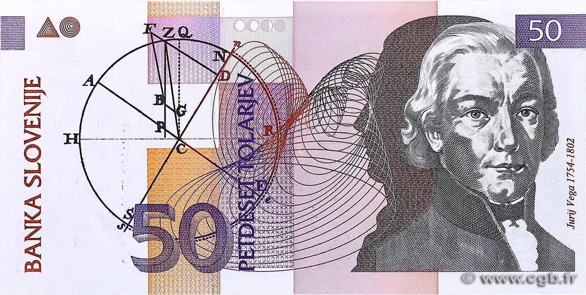 50 Tolarjev ESLOVENIA 1992 P.13a FDC