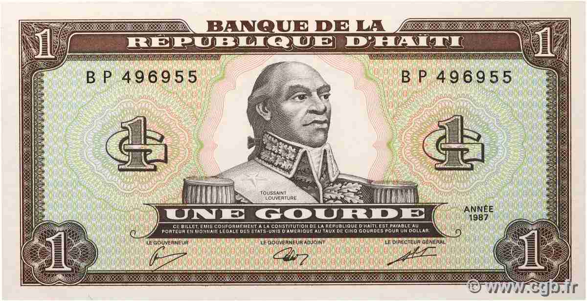 1 Gourde HAÏTI 1987 P.245a UNC-