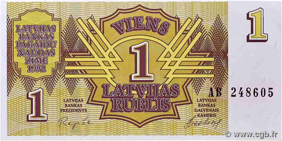 1 Rublis LETTONIE 1992 P.35 NEUF